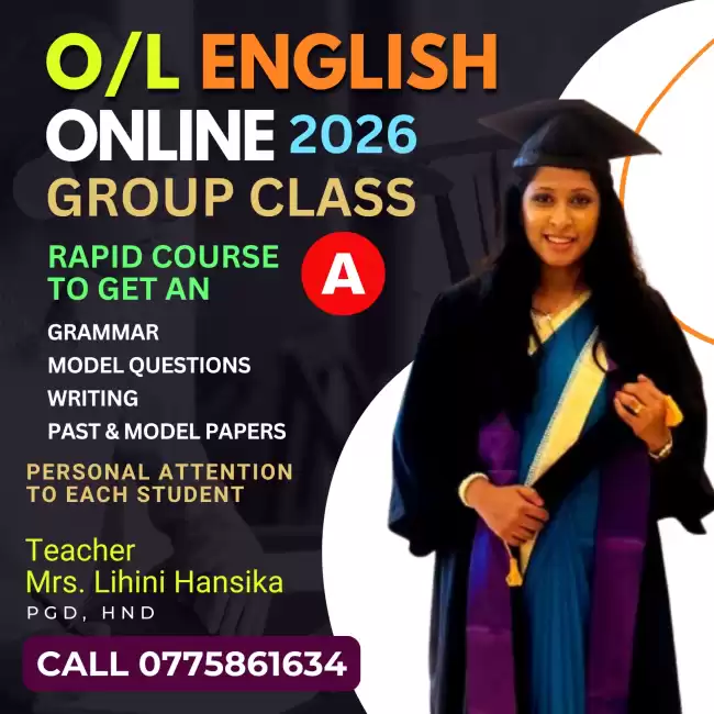 O/L English 2026 Group Class