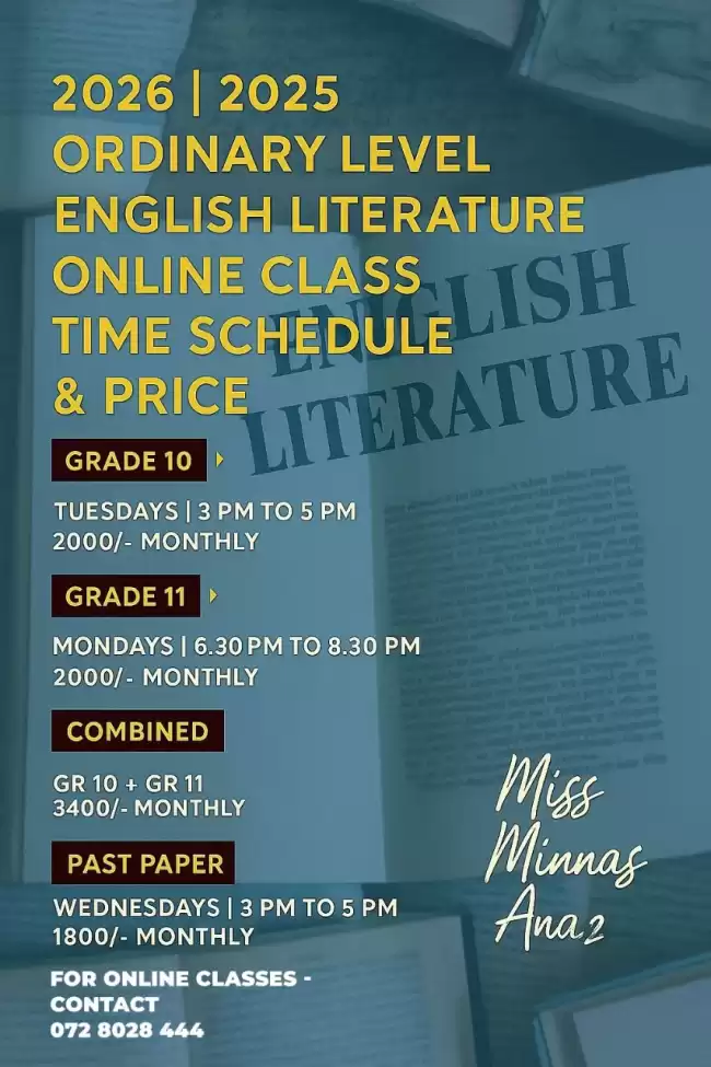 O/L English literature