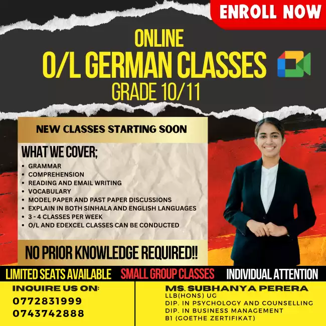O/L German Classes - Grade 10/11