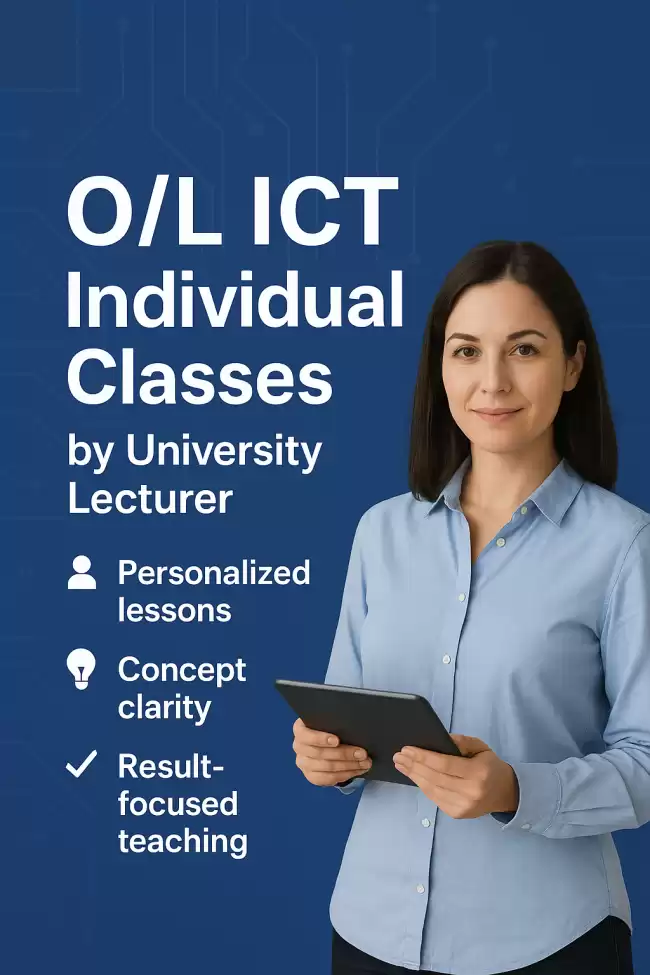 O/L ICT Individual Classes - Be the ICT Genius