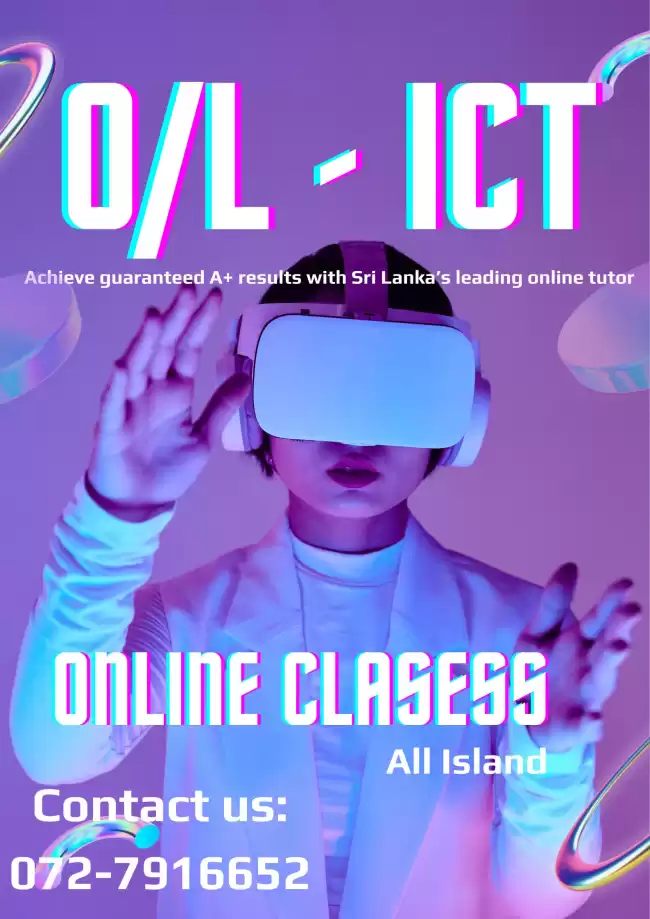 O/L - ICT - Online (English & Sinhala)