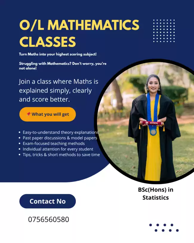 O/L Mathematics Class