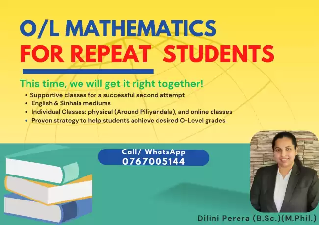 O/L Mathematics for Repeat Students