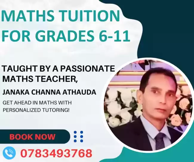 O/L Maths _ English and Sinhala Medium
