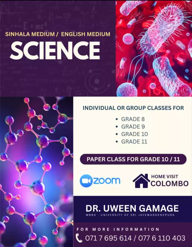 O/L Science - Grade 8,9,10,11