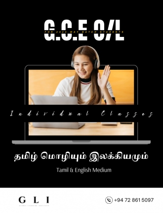 O/L Tamil Class (English & Tamil Medium)
