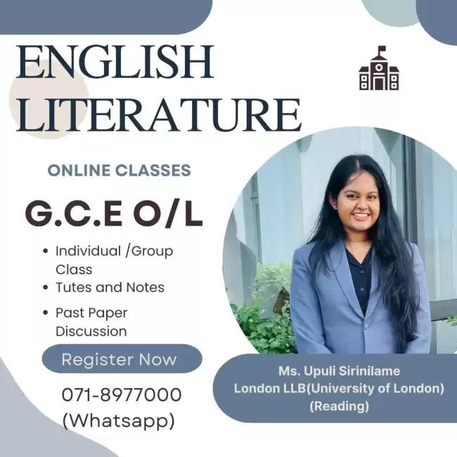 O Level English Literature Online Classes