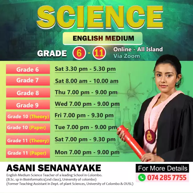 O/ Level English Medium Science