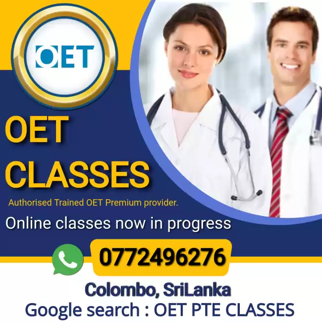 OET CLASSES SRILANKA