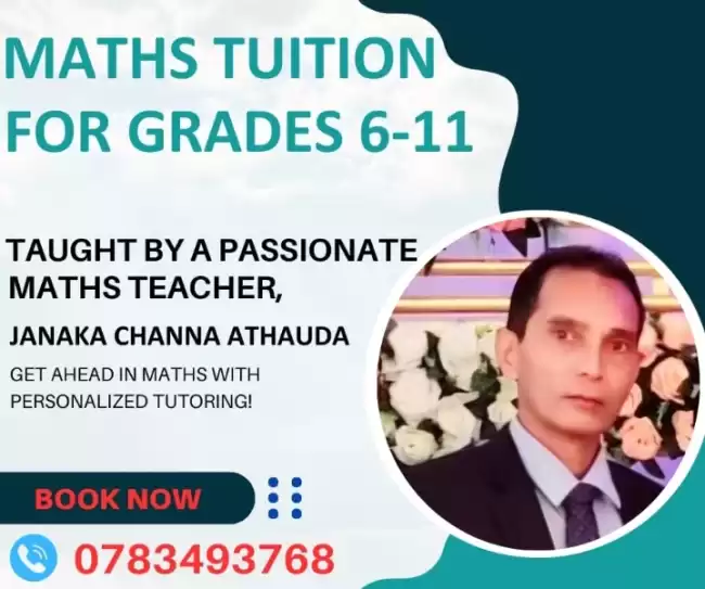 OL Maths English and Sinhala Medium