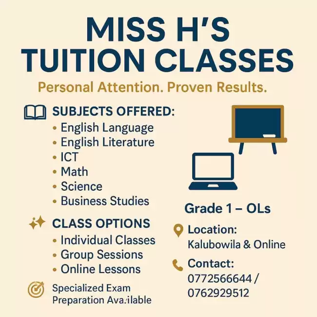 Online and physical classes