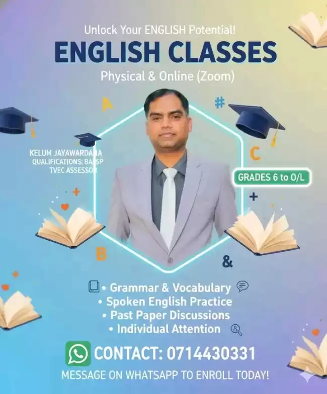Online and physical English classes