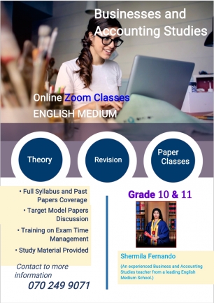 Online Businesses and Accounting Studies Grade 10 & 11