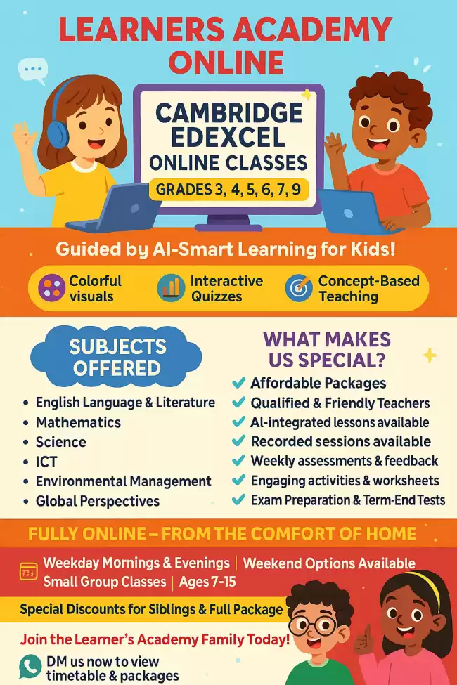 Online Cambridge edexcel classes