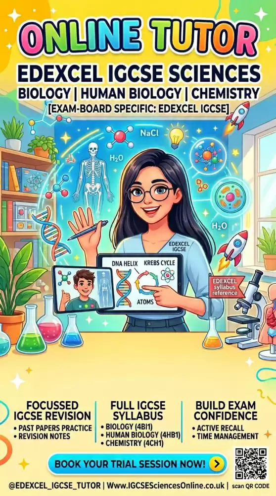 Online classes for London exams ( edexcel ) for all science subjects
