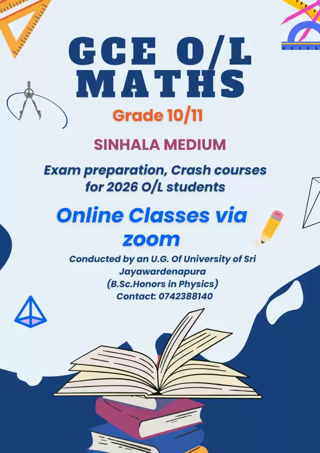 Online Classes for O/L maths