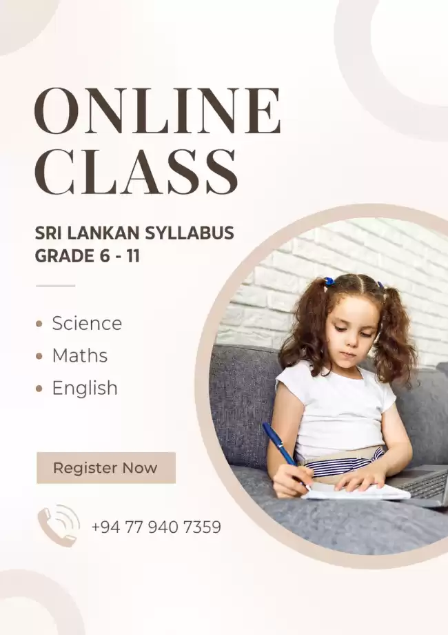 Online Classes for Sri Lankan Students