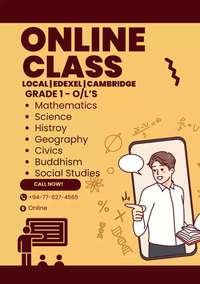 Online Classes Local | Edexel | Cambrige