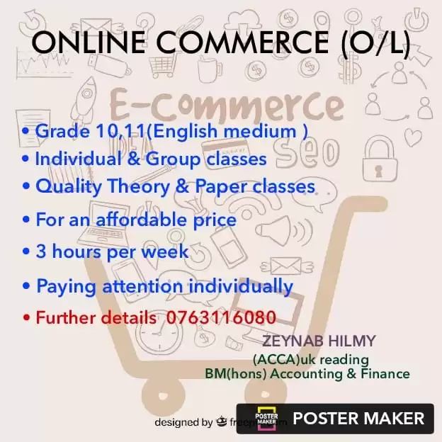 ONLINE commerce classes
