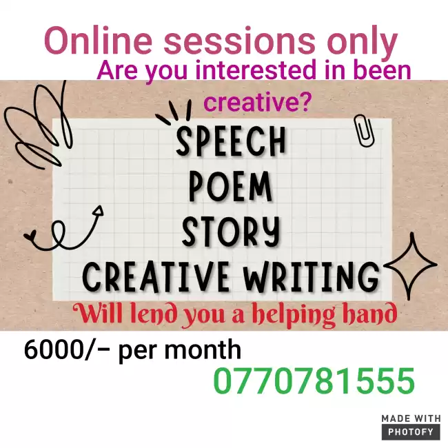 Online creative writing skills