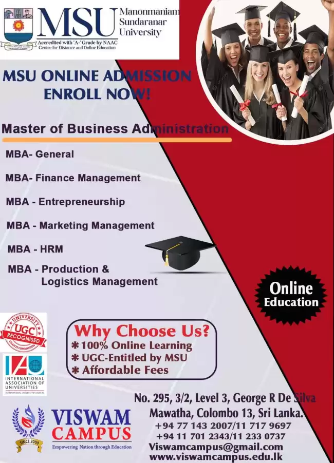 ONLINE DEGREE COURSES - BA,MA,MBA