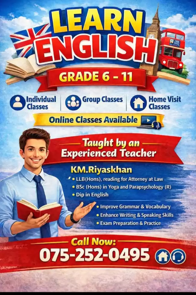 Online English class