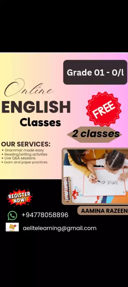Online English classes