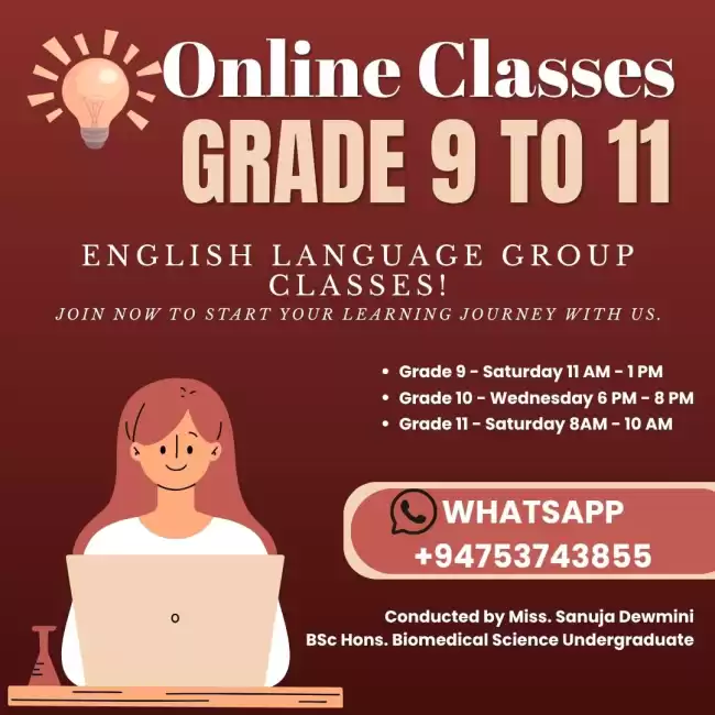 ONLINE ENGLISH CLASSES