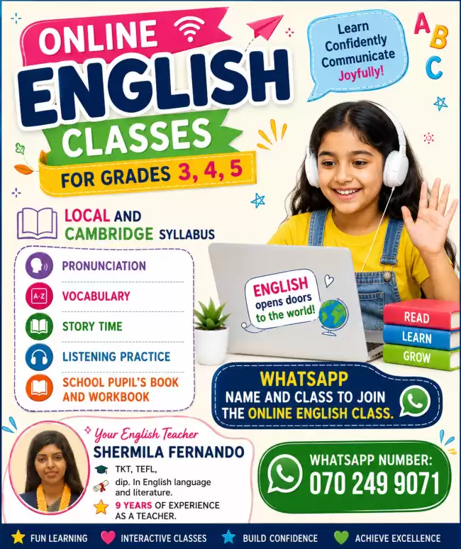 Online English classes