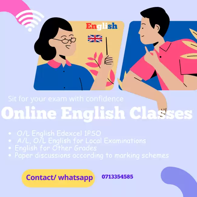 Online English classes with a flexibility.