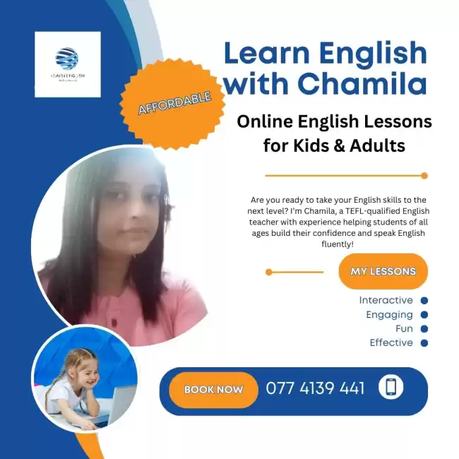 Online English Lessons for Kids and Adults