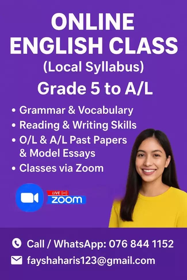 Online English Mastery – Grade 5 to A/L
