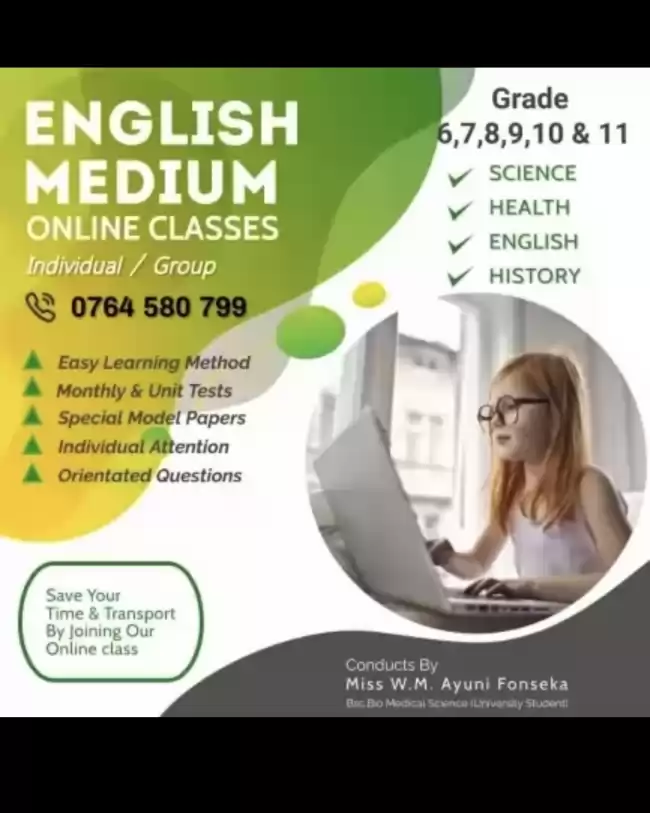 Online English medium- (special O/L revision)