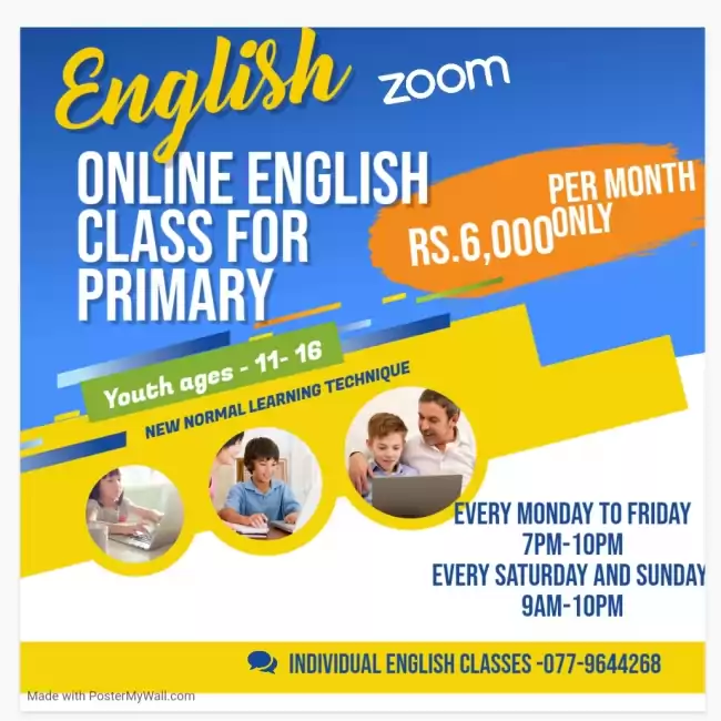 Online English spoken and syllabus classes