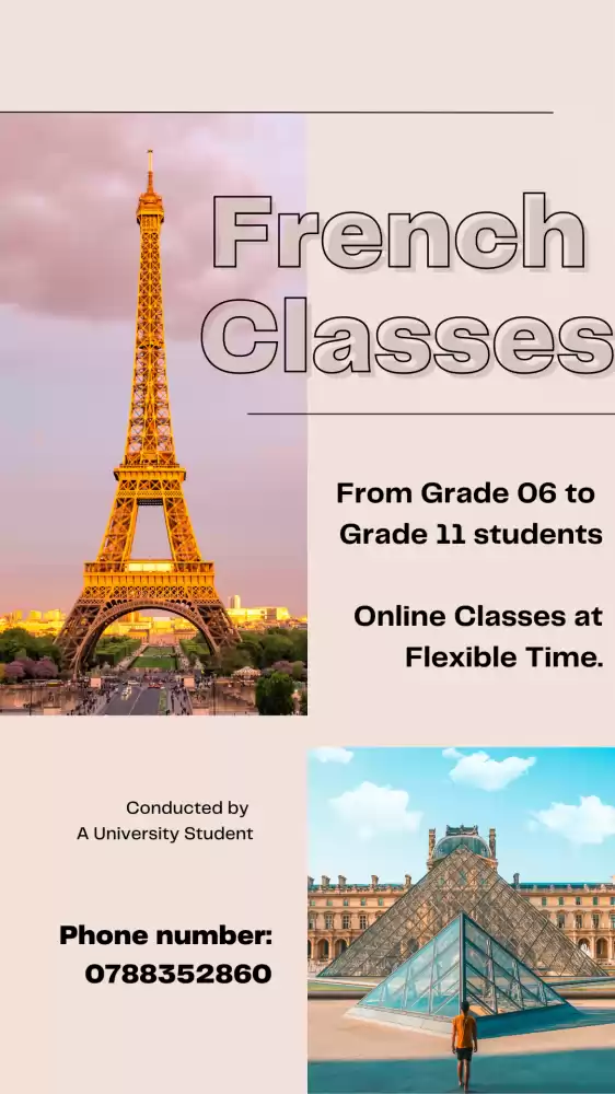 ONLINE FRENCH CLASSES - GRADE 6 TO A/LS