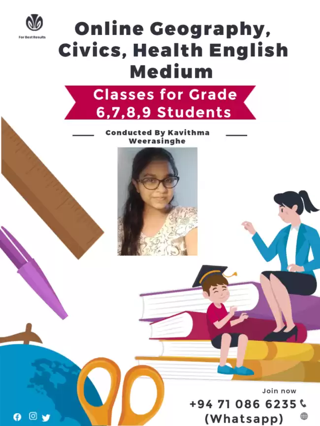 Online Geography , Civics, Health English Medium Classes