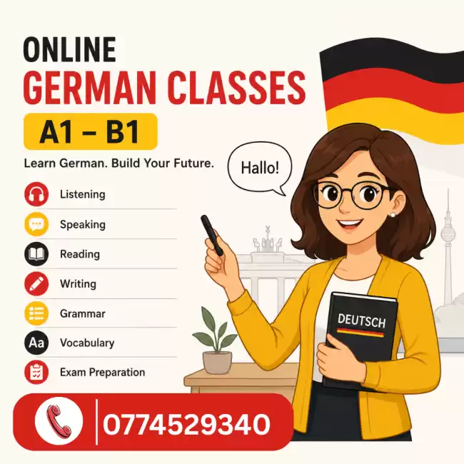 Online German Classes for Beginners & Goethe Exam Preparation (A1–B1)