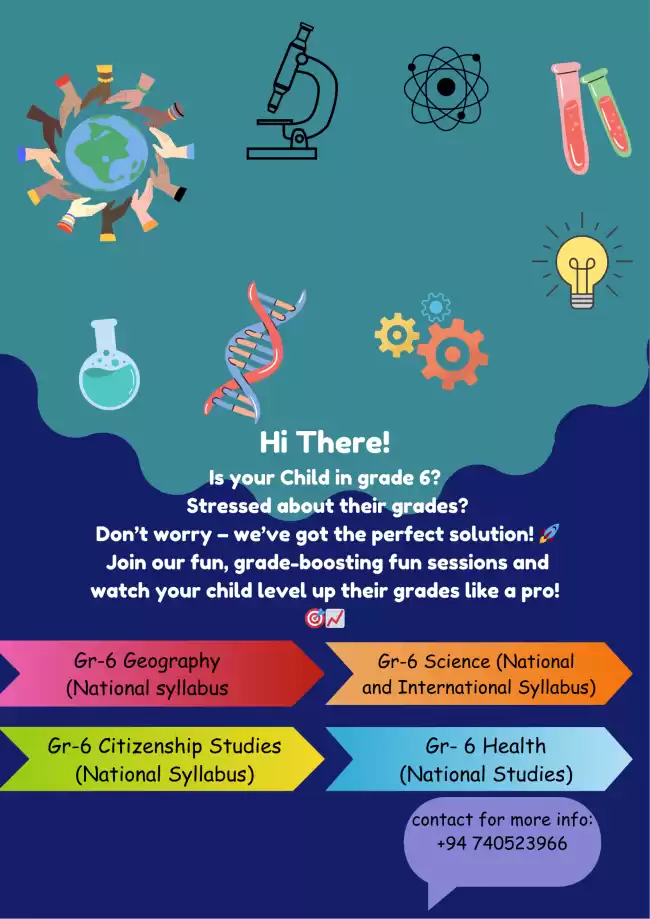 Online Grade 6 Tuition Classes – Science, Geography, Health & Citizenship With Expert Tutor