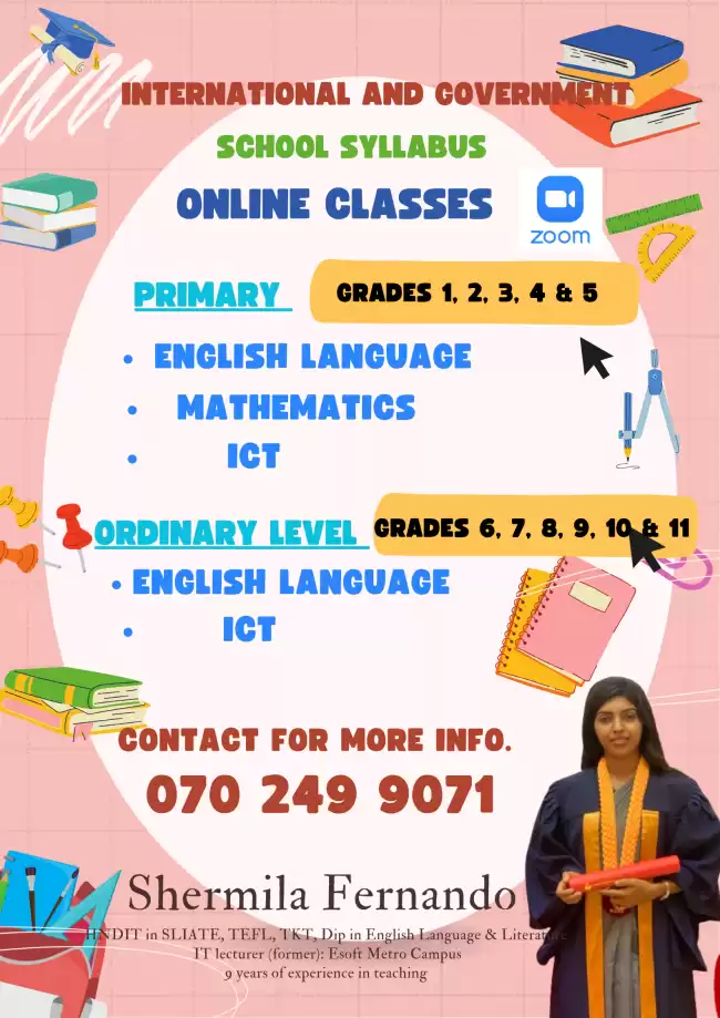 Online ICT & English Classes