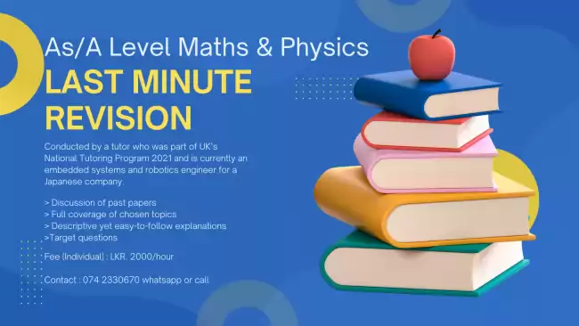 ONLINE last minute revision - AS/A2 maths & physics