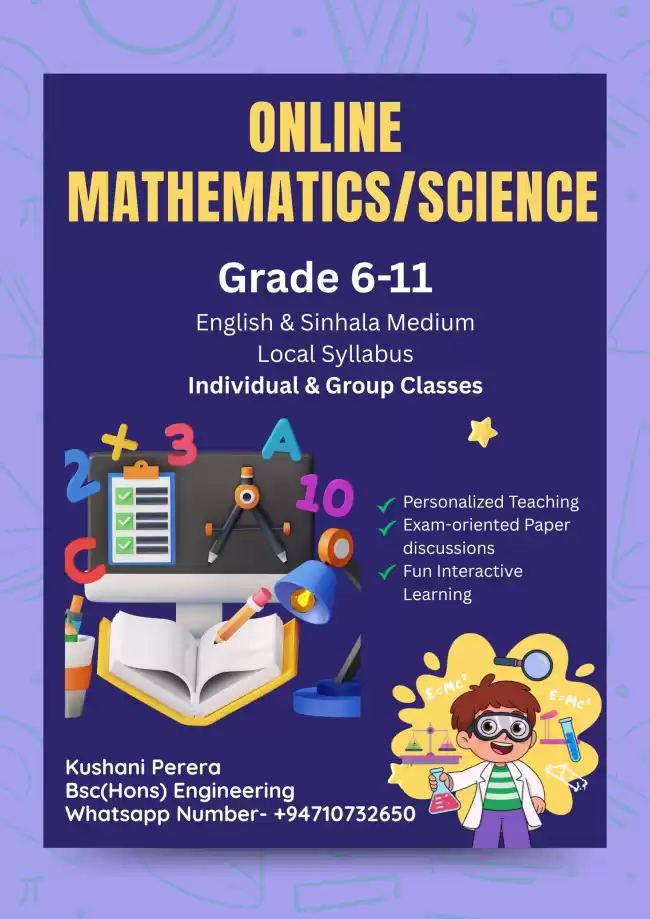 Online Mathematics/Science Classes