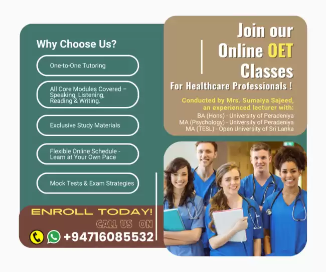 ONLINE OET CLASSES