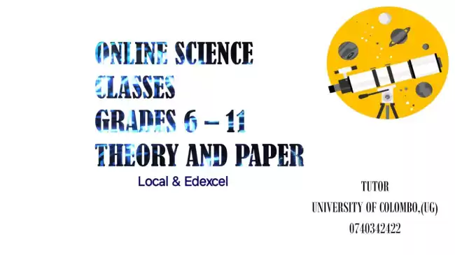 ONLINE SCIENCE CLASSES