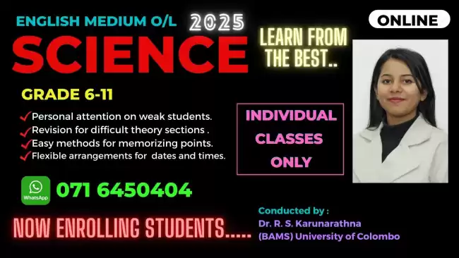 ONLINE Science classes with guaranteed results