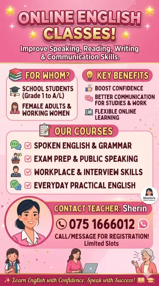 Online Spoken English classes