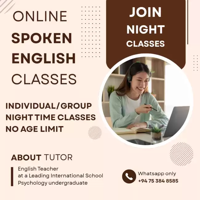 Online spoken english classes
