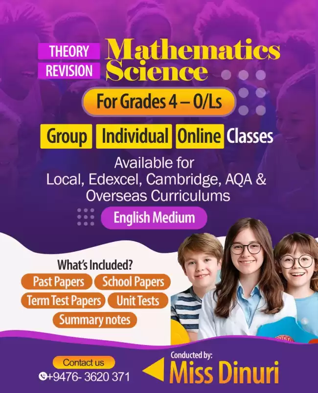 Online Tuition for Local & International Syllabi Group and Individual Online Classes for Grades 4 – O/Ls