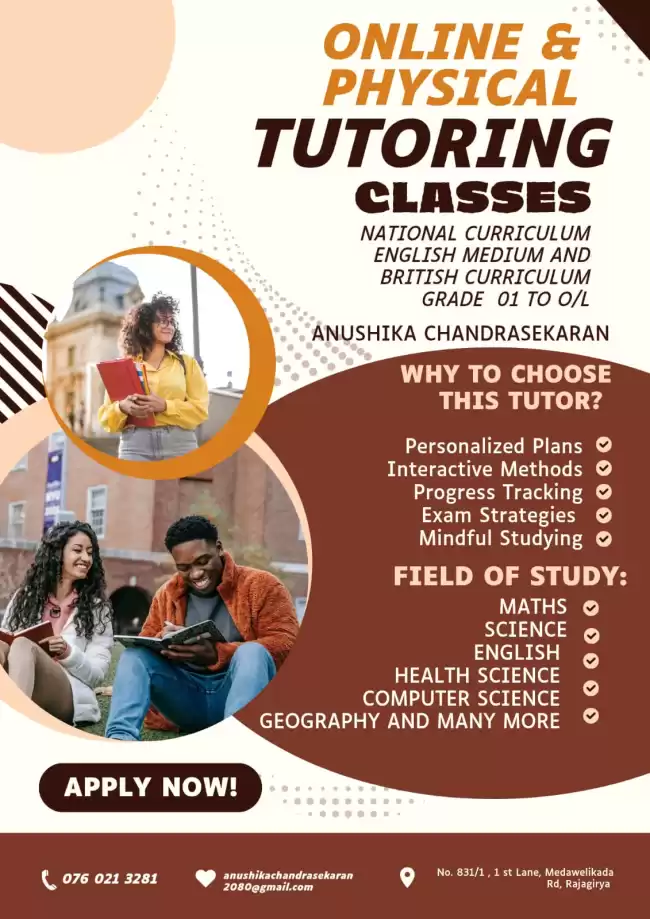 Online Tutoring Classes