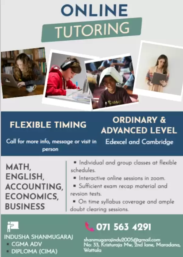 Ordinary and advanced level classes