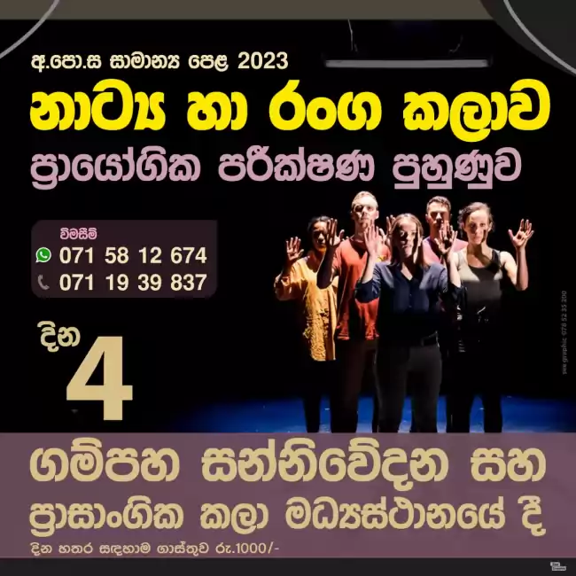 Ordinary level Drama and theater